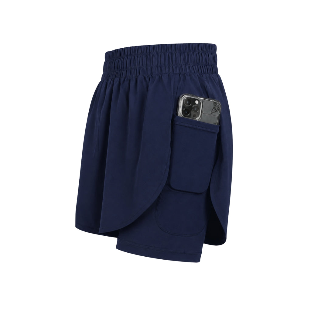 Short 2 en 1 avec compression intégrée ( femme )