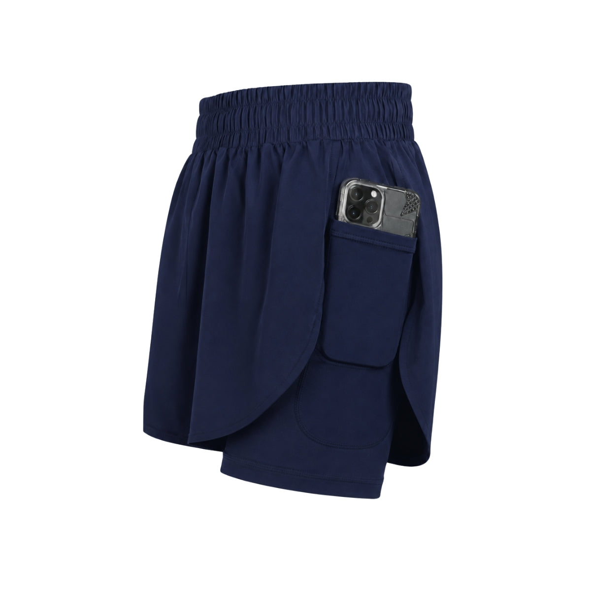 Short 2 en 1 avec compression intégrée ( femme )