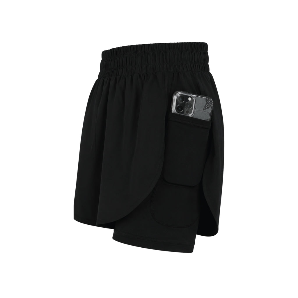 Short 2 en 1 avec compression intégrée ( femme )